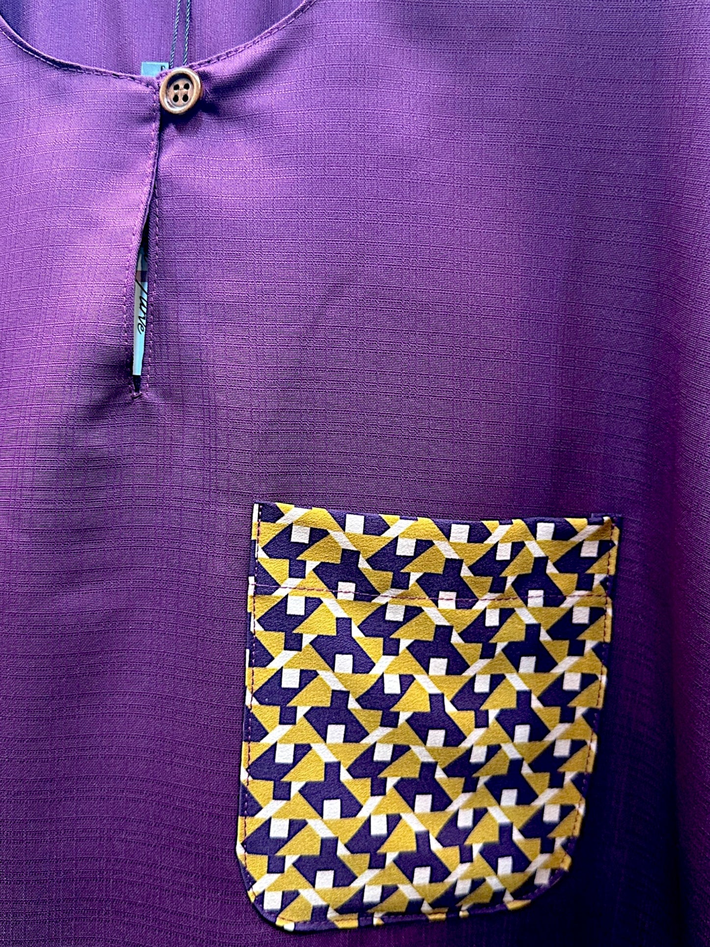 KURTA JEJAKA:PURPLE ANGKU