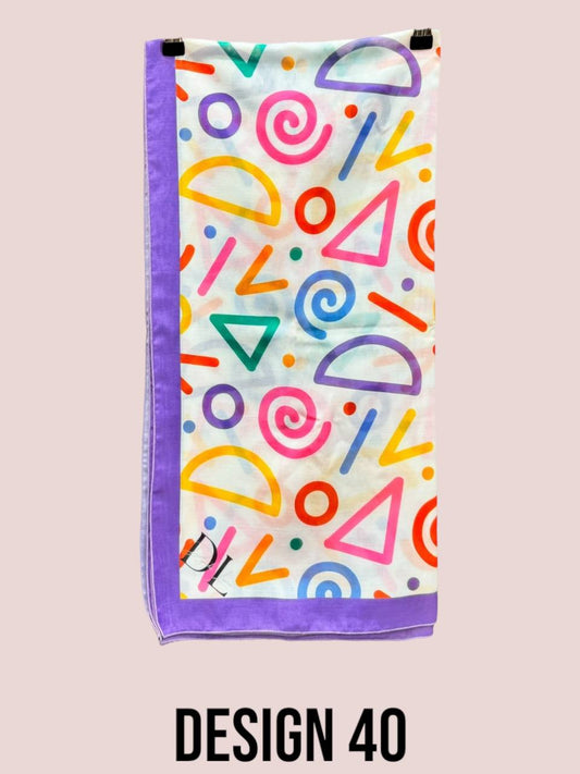 Bawal Premium Cotton Voile 48”(Coloured Series) Design 40