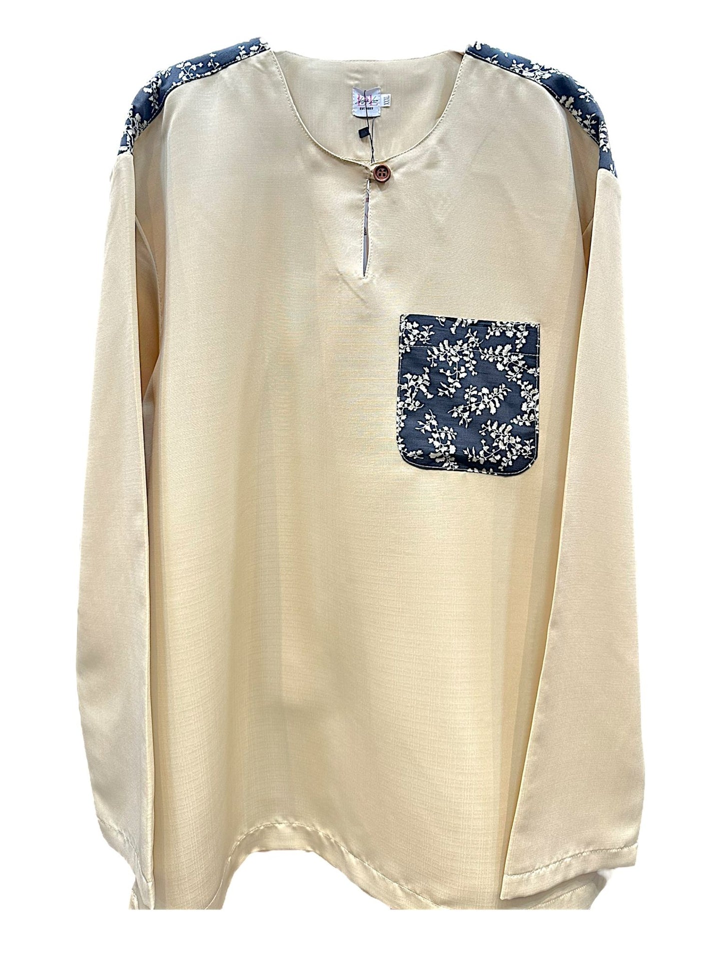 KURTA JEJAKA: BEIGE BAHULU