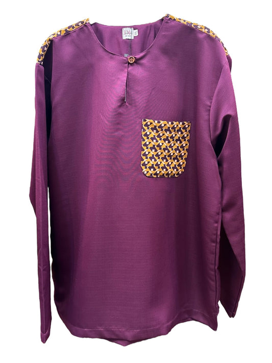 KURTA JEJAKA:PURPLE ANGKU