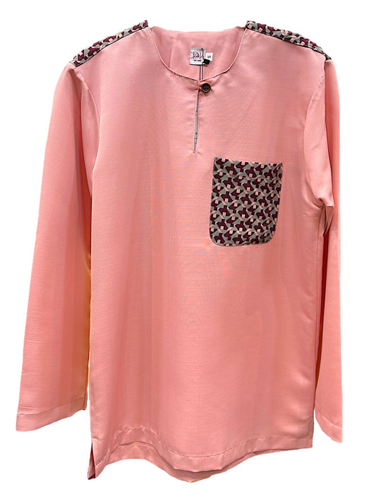 KURTA JEJAKA: LIGHT PINK LAPIS