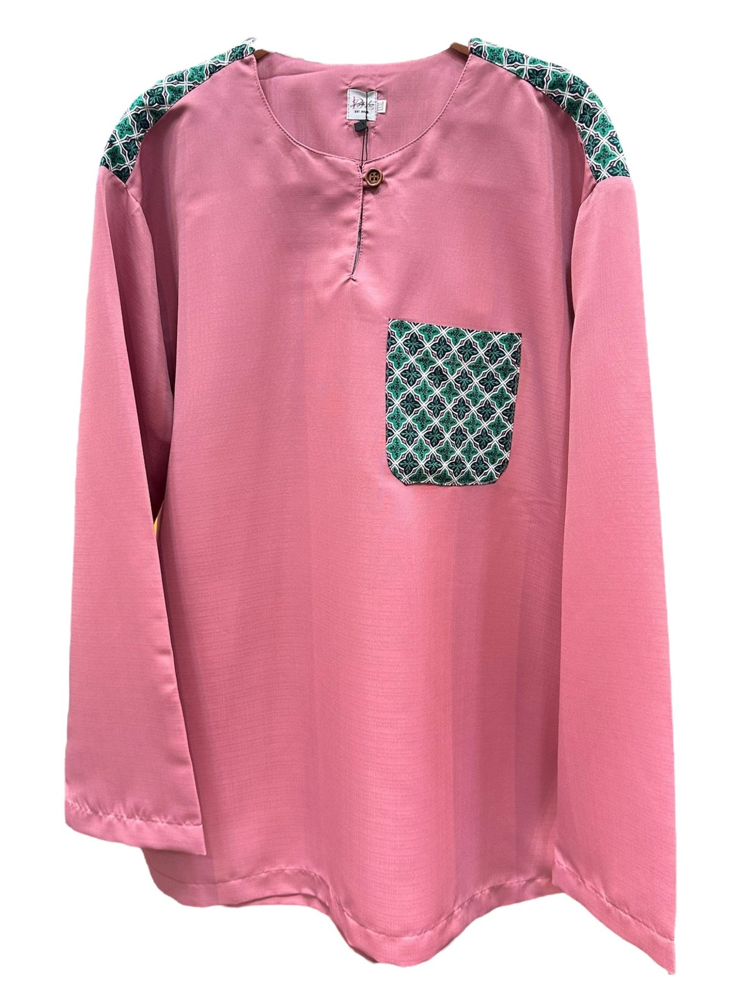 KURTA JEJAKA:PINK CANDY KELAPA