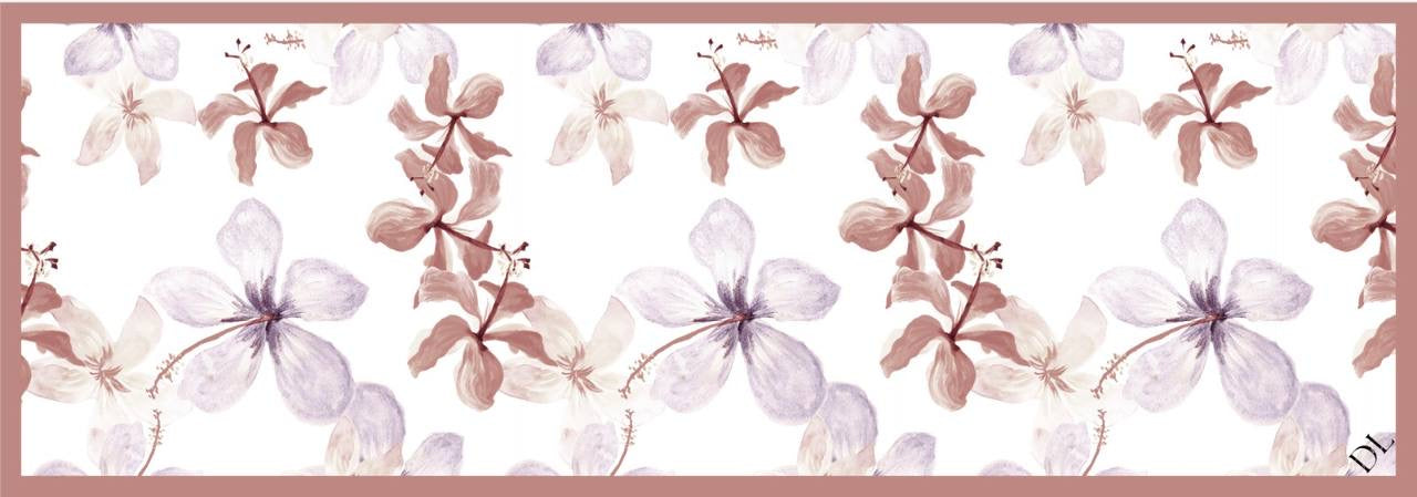 PRINTED STRETCH SATIN SHAWL -Design 4