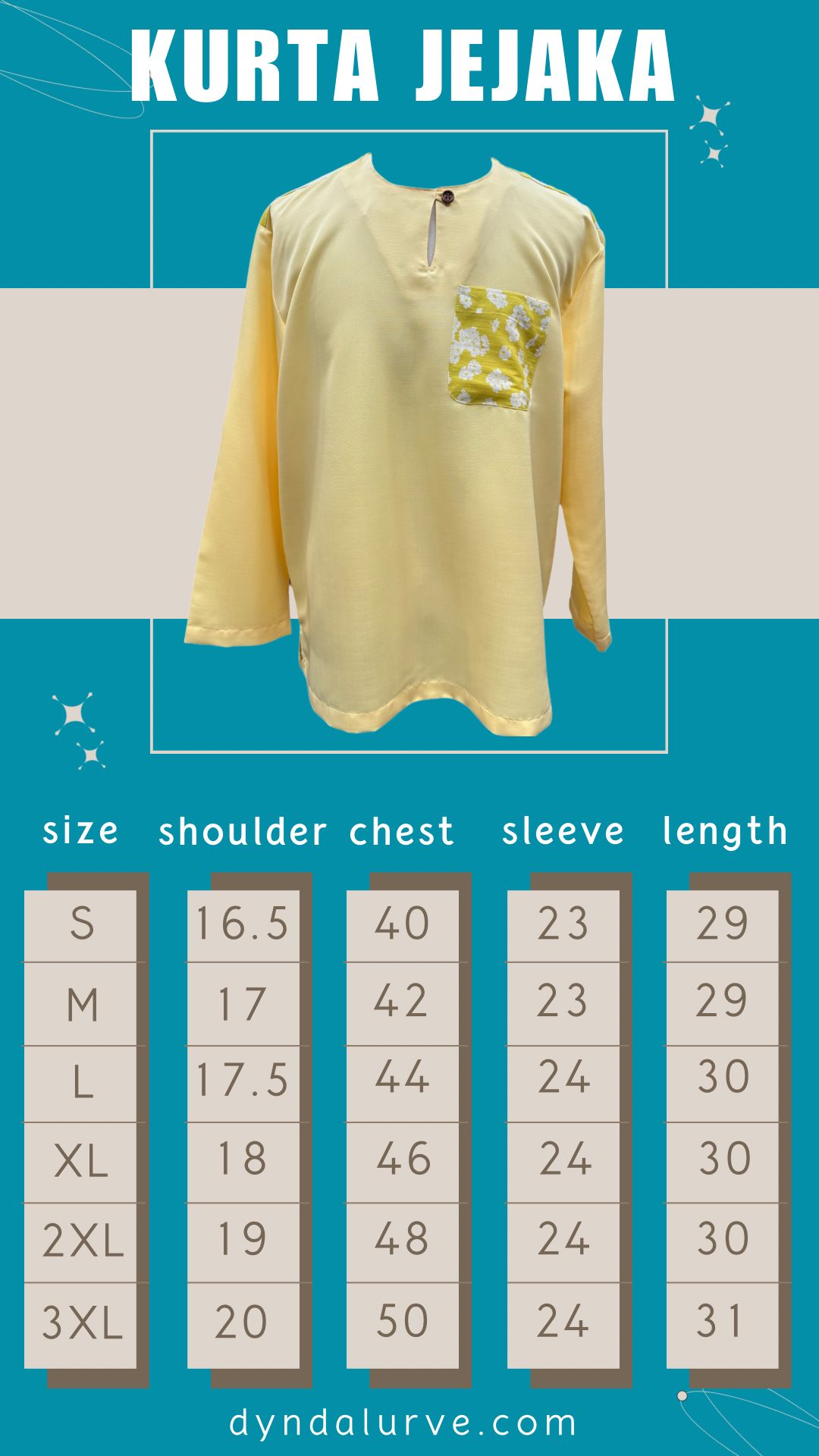 KURTA JEJAKA: LIGHT GREY MAKMUR